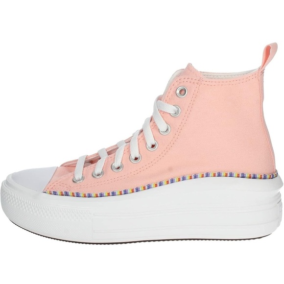 Converse Kids Chuck Taylor All Star Move Platform Sneaker Friendship Bracelet - Picture 4 of 10